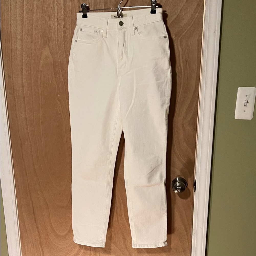 Madewell Curvy Perfect vintage jean white